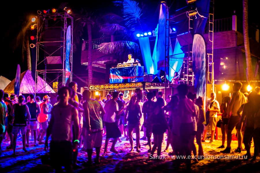 Вечеринки на Пангане: Full Moon, Half Moon, Black Moon, Jungle Experience, остров Самуи, Таиланд