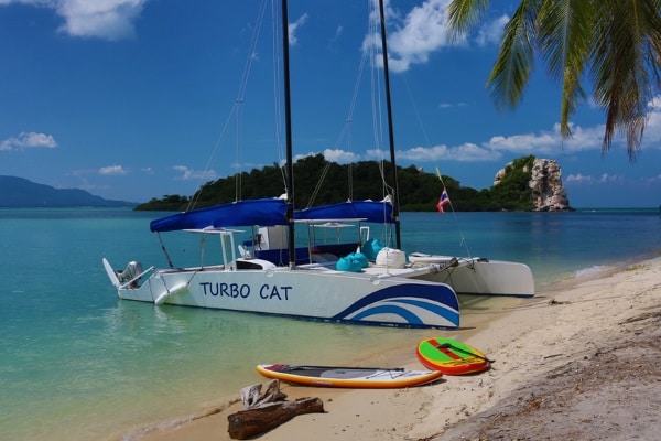 Парусный катамаран «Turbo Cat», остров Самуи, Таиланд