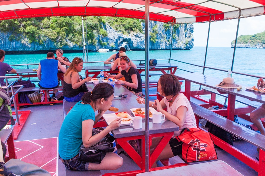 Тур в морской парк Ангтонг на тайском кораблике, остров Самуи, Таиланд