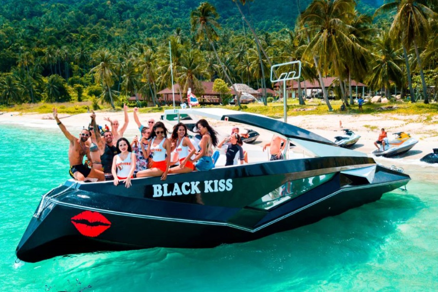 Круизы на стильном скоростном катере Black Kiss, остров Самуи, Таиланд