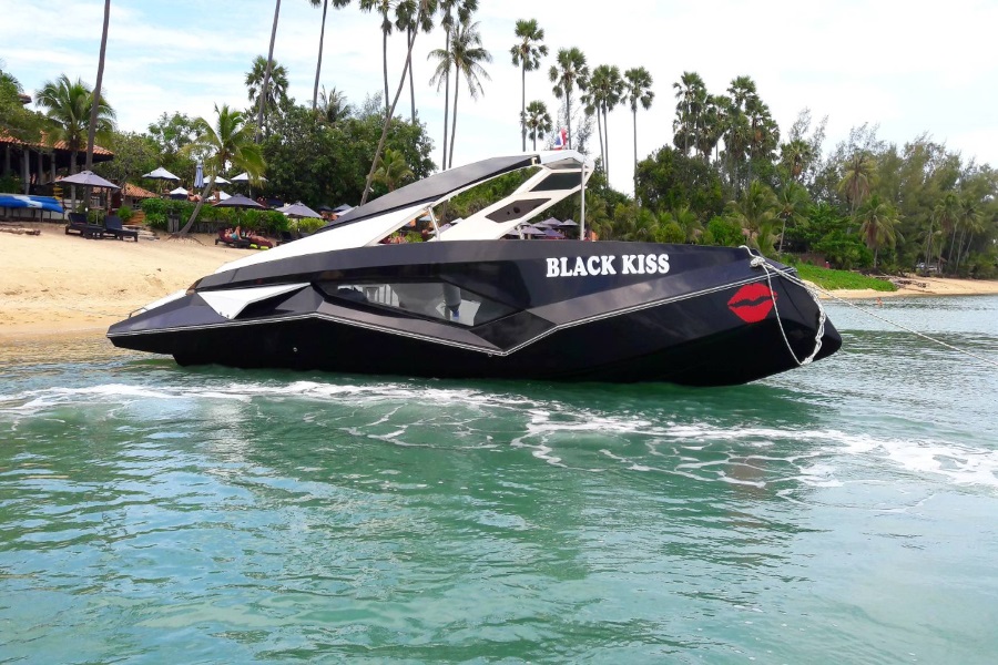 Круизы на стильном скоростном катере Black Kiss, остров Самуи, Таиланд