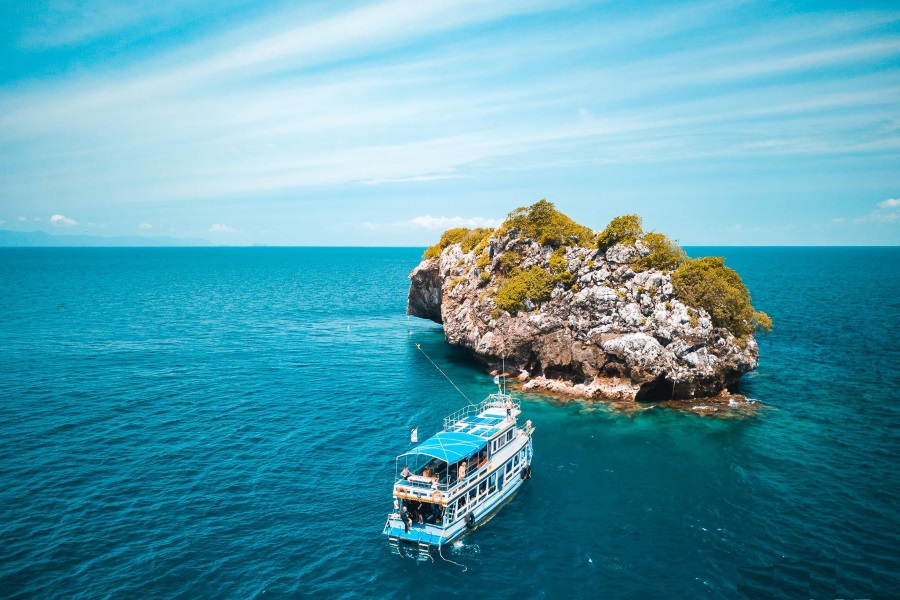Дайвинг с тайского кораблика (Big boat), остров Самуи, Таиланд