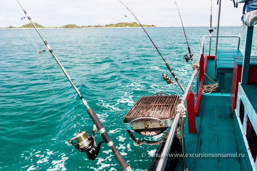 Морская дневная рыбалка к югу от о. Самуи, остров Самуи, Таиланд